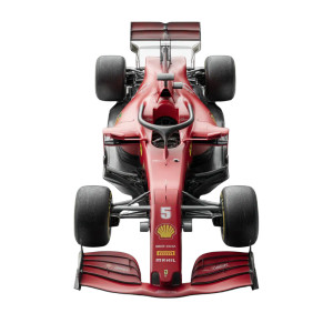 Ferrari F1 Flame Design Vinyl Car Decal Sticker – Waterproof & UV-Resistant 8"