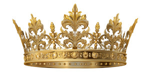 King'S Crown Vinyl Car Decal Sticker – Waterproof & UV-Resistant 8"