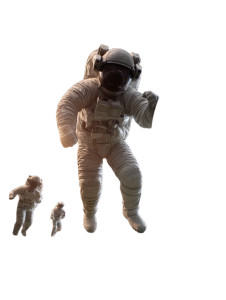 Astronaut Basketball Shot Vinyl Car Decal Sticker – Waterproof & UV-Resistant 8"