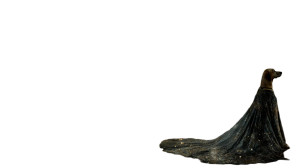 Cinderella Dog Vinyl Car Decal Sticker – Waterproof & UV-Resistant 8"