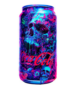 Fluro-Zombiecore Coke Vinyl Car Decal Sticker – Waterproof & UV-Resistant 8"