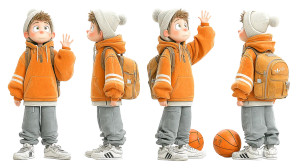 Cartoon Basketball Boy Vinyl Car Decal Sticker – Waterproof & UV-Resistant 8" Cartoon Basketball Boy Vinyl Car Decal Sticker – Waterproof & UV-Resistant 8"