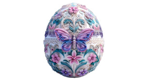 Decorated Easter Egg V5 Vinyl Car Decal Sticker – Waterproof & UV-Resistant 8"