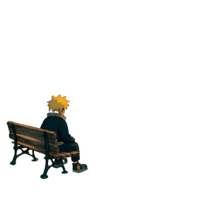 Naruto By Lake Vinyl Car Decal Sticker – Waterproof & UV-Resistant 8"