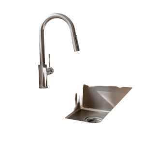 Minimalist Kitchen Sink Vinyl Car Decal Sticker – Waterproof & UV-Resistant 8"