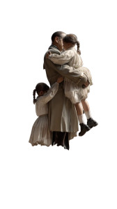 Ataturk With Children Vinyl Car Decal Sticker – Waterproof & UV-Resistant 8"