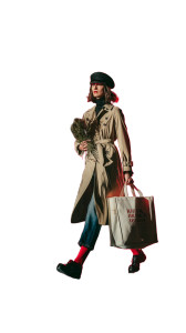 Runway Fashion Model Vinyl Car Decal Sticker – Waterproof & UV-Resistant 8"