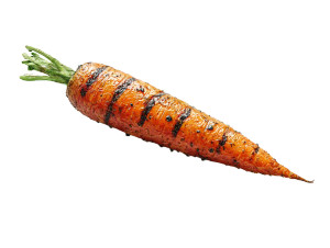 Grilled Carrot Vinyl Car Decal Sticker – Waterproof & UV-Resistant 8"