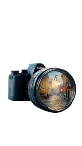 Magical Camera Portal Vinyl Car Decal Sticker – Waterproof & UV-Resistant 8"