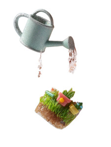 Garden Manicure Magic Vinyl Car Decal Sticker – Waterproof & UV-Resistant 8"