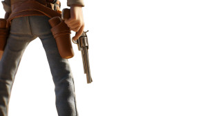 Cowboy Duel Scene Vinyl Car Decal Sticker – Waterproof & UV-Resistant 8"