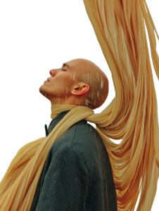 Bald Man Rain Vinyl Car Decal Sticker – Waterproof & UV-Resistant 8"