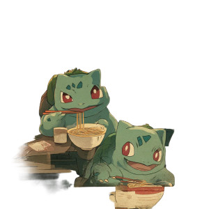 Bulbasaur Eating Ramen V2 Vinyl Car Decal Sticker – Waterproof & UV-Resistant 8" Bulbasaur Eating Ramen V2 Vinyl Car Decal Sticker – Waterproof & UV-Resistant 8"