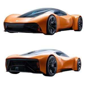 Orange Concept Car Vinyl Car Decal Sticker – Waterproof & UV-Resistant 8" Orange Concept Car Vinyl Car Decal Sticker – Waterproof & UV-Resistant 8"