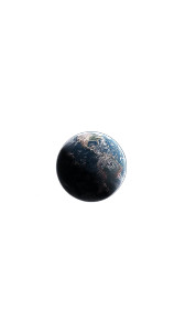 Planet Earth View Vinyl Car Decal Sticker – Waterproof & UV-Resistant 8"