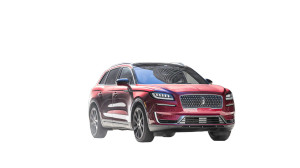 Burgundy Lincoln Nautilus Vinyl Car Decal Sticker – Waterproof & UV-Resistant 8"