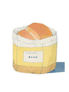 Freshly Baked Bread Vinyl Car Decal Sticker – Waterproof & UV-Resistant 8"