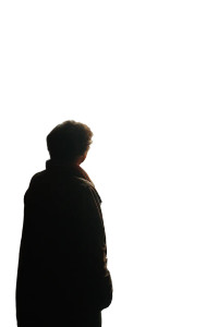 Elderly Woman Silhouette Vinyl Car Decal Sticker – Waterproof & UV-Resistant 8"