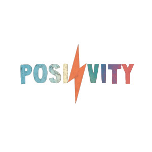 Positivity Lightning Bolt Vinyl Car Decal Sticker – Waterproof & UV-Resistant 8"