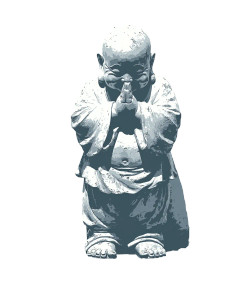 Chubby Praying Buddha Vinyl Car Decal Sticker – Waterproof & UV-Resistant 8" Chubby Praying Buddha Vinyl Car Decal Sticker – Waterproof & UV-Resistant 8"
