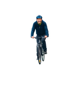 Happy Cyclist Vinyl Car Decal Sticker – Waterproof & UV-Resistant 8" Happy Cyclist Vinyl Car Decal Sticker – Waterproof & UV-Resistant 8"