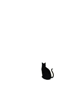 Starry Night Cat V4 Vinyl Car Decal Sticker – Waterproof & UV-Resistant 8"