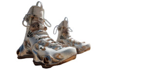 Futuristic Hooka Shoes Vinyl Car Decal Sticker – Waterproof & UV-Resistant 8"