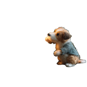 Miniature Garden Scene Vinyl Car Decal Sticker – Waterproof & UV-Resistant 8"