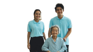 Caregivers With Elderly Vinyl Car Decal Sticker – Waterproof & UV-Resistant 8" Caregivers With Elderly Vinyl Car Decal Sticker – Waterproof & UV-Resistant 8"