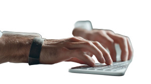 Typing Hand Close-Up V3 Vinyl Car Decal Sticker – Waterproof & UV-Resistant 8" Typing Hand Close-Up V3 Vinyl Car Decal Sticker – Waterproof & UV-Resistant 8"