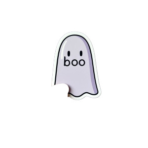 Funny Boo Sticker Vinyl Car Decal Sticker – Waterproof & UV-Resistant 8"