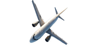 Cargo Airplane Topview Vinyl Car Decal Sticker – Waterproof & UV-Resistant 8"