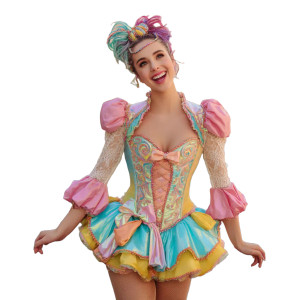 Disney Parade Costume V2 Vinyl Car Decal Sticker – Waterproof & UV-Resistant 8"