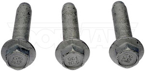 Dorman Wheel Hub Bolt 926-172 OE Solutions; OE Replacement; Carbon Steel; Medium Thread Type; With 3 Bolts; Boxed