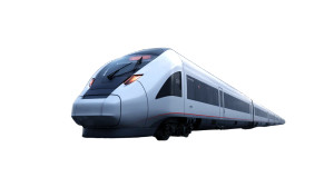 Modern High-Speed Train Vinyl Car Decal Sticker – Waterproof & UV-Resistant 8"