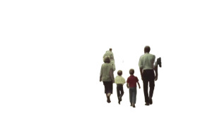1960S Family Walk V2 Vinyl Car Decal Sticker – Waterproof & UV-Resistant 8" 1960S Family Walk V2 Vinyl Car Decal Sticker – Waterproof & UV-Resistant 8"