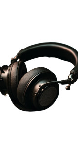 Black Headphones Vinyl Car Decal Sticker – Waterproof & UV-Resistant 8"