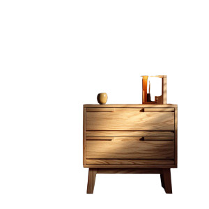 Scandinavian Nightstand Vinyl Car Decal Sticker – Waterproof & UV-Resistant 8"