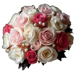 Pink Roses Bouquet Vinyl Car Decal Sticker – Waterproof & UV-Resistant 8" Pink Roses Bouquet Vinyl Car Decal Sticker – Waterproof & UV-Resistant 8"