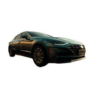 Luxurious Green Sonata Vinyl Car Decal Sticker – Waterproof & UV-Resistant 8"