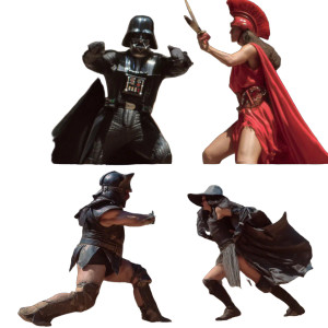 Darth Vader Vs Witch Vinyl Car Decal Sticker – Waterproof & UV-Resistant 8"