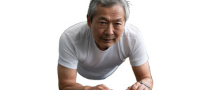 Senior Asian Man Vinyl Car Decal Sticker – Waterproof & UV-Resistant 8"