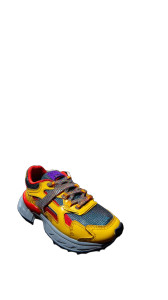 Neon Cyber Sneakers Vinyl Car Decal Sticker – Waterproof & UV-Resistant 8"