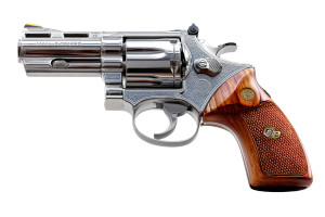 Sleek Revolver Vinyl Car Decal Sticker – Waterproof & UV-Resistant 8"