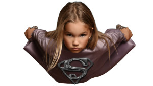 Supergirl Cosplay V2 Vinyl Car Decal Sticker – Waterproof & UV-Resistant 8"