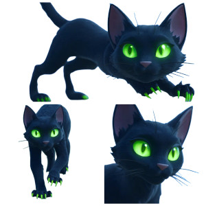 Stylized Black Cat Vinyl Car Decal Sticker – Waterproof & UV-Resistant 8" Stylized Black Cat Vinyl Car Decal Sticker – Waterproof & UV-Resistant 8"