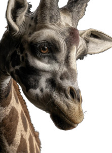 Hybrid Humanoid Giraffe Vinyl Car Decal Sticker – Waterproof & UV-Resistant 8"