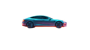 Electric Sedan Test Vinyl Car Decal Sticker – Waterproof & UV-Resistant 8"