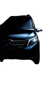 Mercedes Benz V260L Vinyl Car Decal Sticker – Waterproof & UV-Resistant 8"