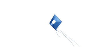 Square Kite Vinyl Car Decal Sticker – Waterproof & UV-Resistant 8"